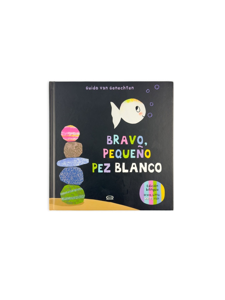 Cajita Bravo pequeño, pez blanco